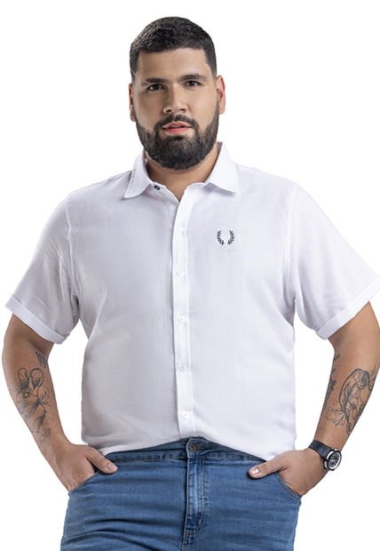 Camisa Hombre Blanco Mp 6878