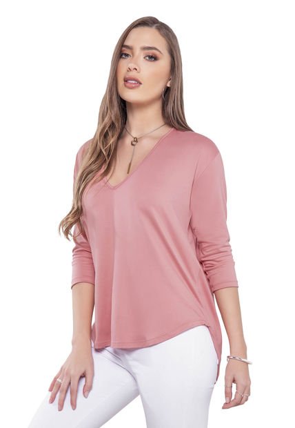 Camiseta Mujer Palo De Rosa Mp 16856