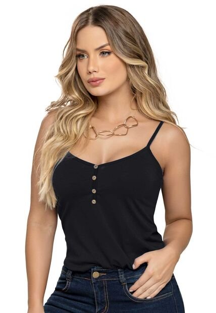 Camiseta Mujer Negro Mp 4760