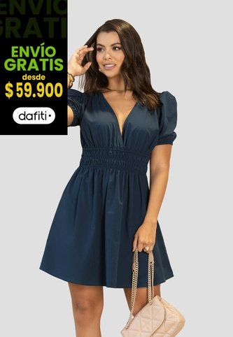 Vestido Mujer Azul Profundo Mp 112270 MP