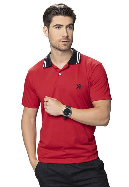 Polo Hombre Rojo Mp 89871