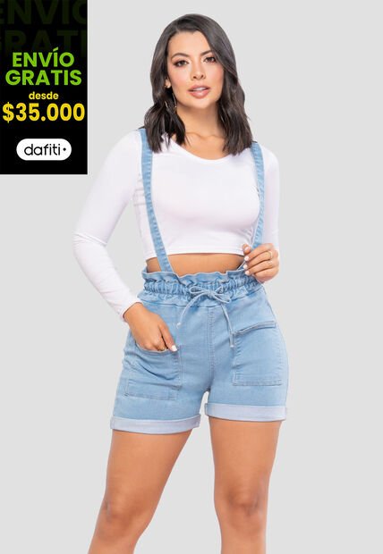 Short Mujer Azul Mp 2450