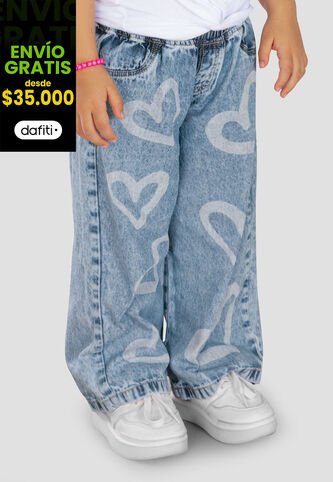 Pantalón Infantil Niñas Azul Claro Mp 103246 MP