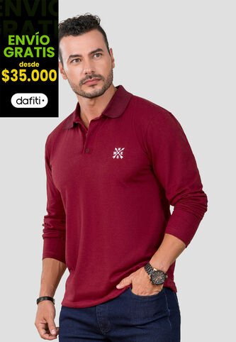 Camibuzo Hombre Vinotinto Mp 105401 MP