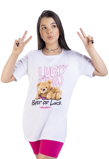 Camiseta Infantil Blanco Mp 9295