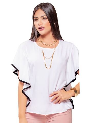 Blusa Adulto Para Mujer MP -Blanco MP