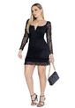 Vestido Corto Exterior Negro Mp 3474 de MP
