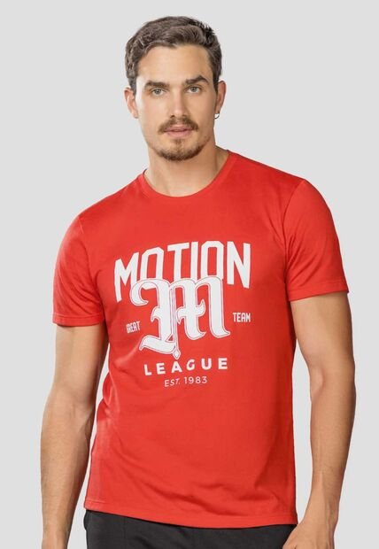 Camiseta Hombre Rojo Mp 113610