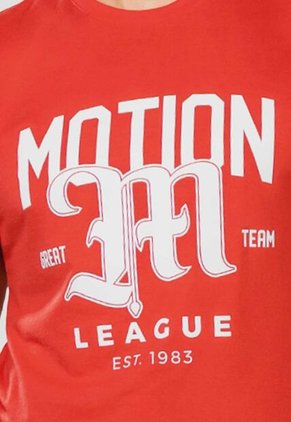 Camiseta Hombre Rojo Mp 113610