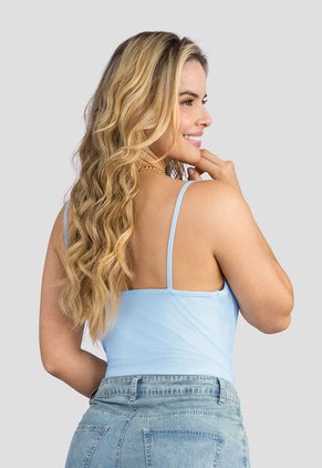 Blusa Mujer Azul Baby Mp 113857