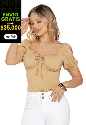 Camiseta Mujer Café Mp 4759 MP