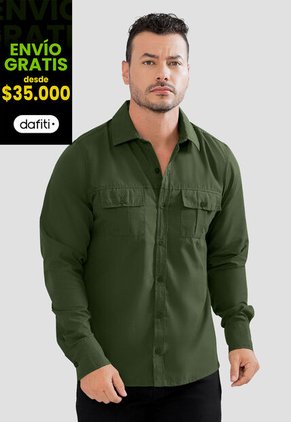 Camisa Hombre Verde Mp 104974