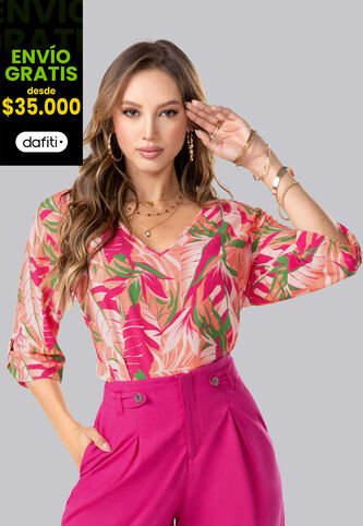 Blusa Mujer Multicolor Mp 102267 MP