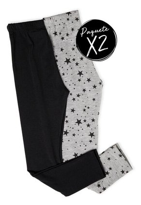 Legging Paq X2 Infantil Femenino Bicolor Mp 77952