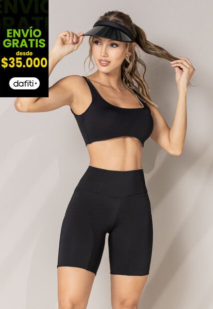 Conjunto Mujer Negro Mp 101480