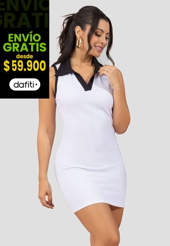 Vestido Mujer Blanco Mp 110502 MP