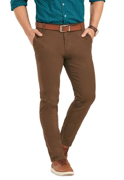Pantalón Para Hombre Café MP