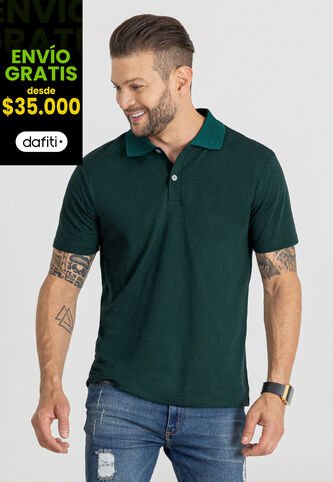 Polo Hombre Verde Mp 96038 MP