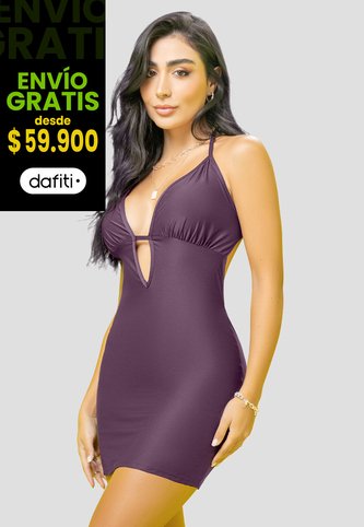 Vestido Mujer Vino Mp 108102 MP