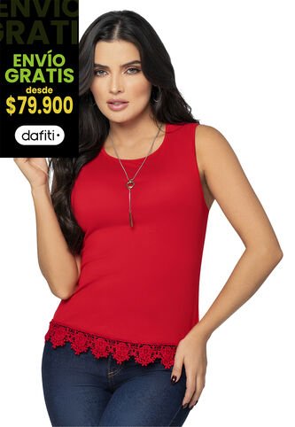 Camiseta Mujer Rojo Mp 7747 MP