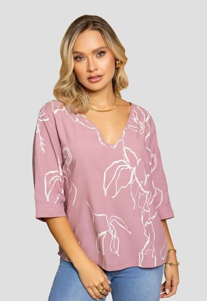 Blusa Mujer Estampado Mp 112393