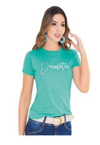 Camiseta Adulto Femenino Verde Marketing  Personal MP
