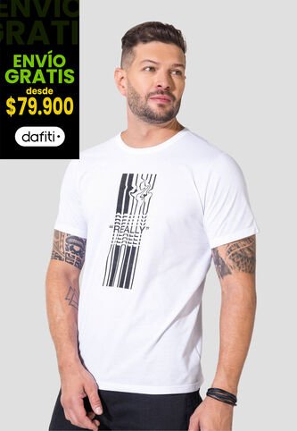 Camiseta Hombre Blanco Mp 2113 MP