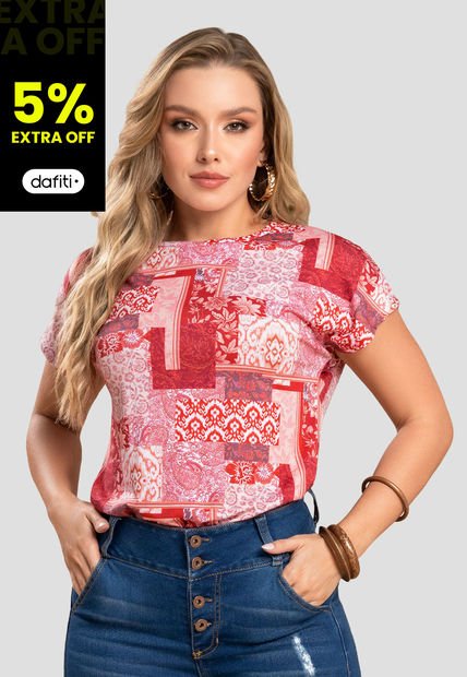 Camiseta Mujer Multicolor Mp 104215