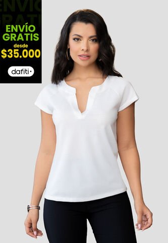 Blusa Mujer Blanco Mp 104190 MP