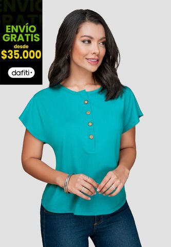 Blusa Mujer Verde Mp 103990 MP