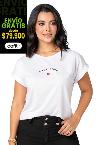 Camiseta Mujer Blanco Mp 2362 MP