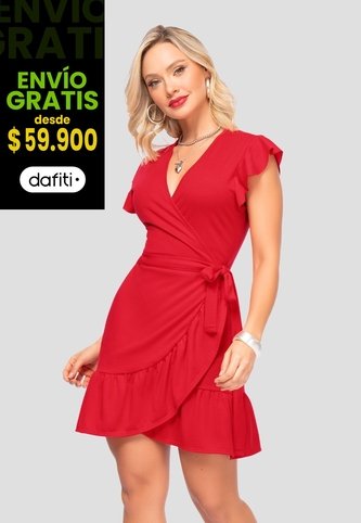 Vestido Corto Mujer Rojo Mp 106852 MP