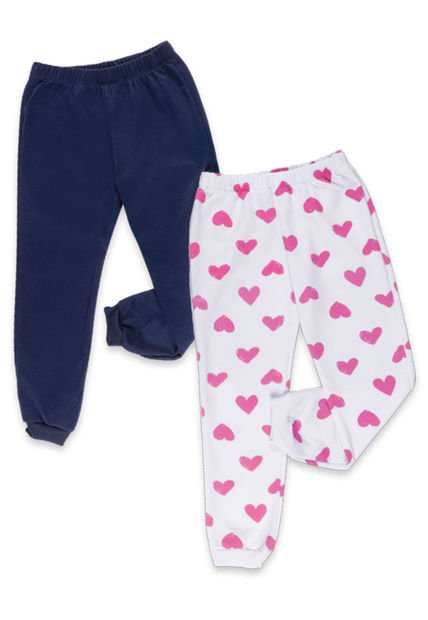 Jogger Paq X2 Infantil Femenino Multicolor Mp 7806