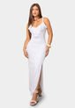Vestido Largo Mujer Blanco Mp 113859 de MP