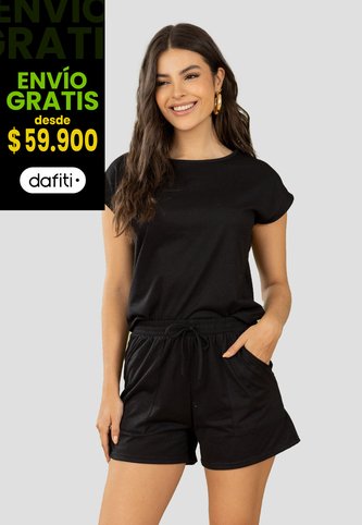 Conjunto Mujer Negro Mp 102318 MP