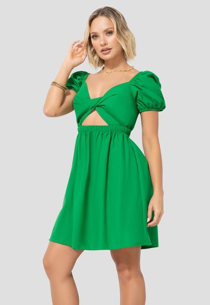 Vestido Corto Mujer Verde Antioquia Mp 2432