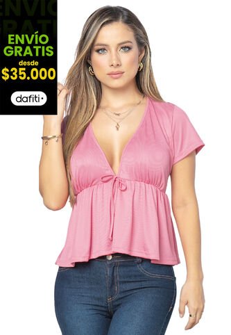 Blusa Mujer Rosa Mp 3478 MP