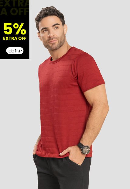 Camiseta Hombre Rojo Mp 103721