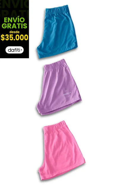 Short Paq X3 Exterior Multicolor Mp 1658