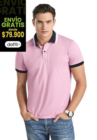 Polo Hombre Rosado Mp 96612 MP