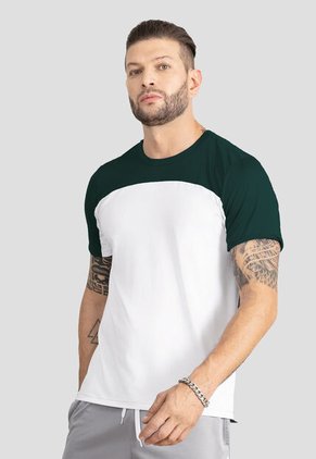 Camiseta Hombre Verde Mp 101108