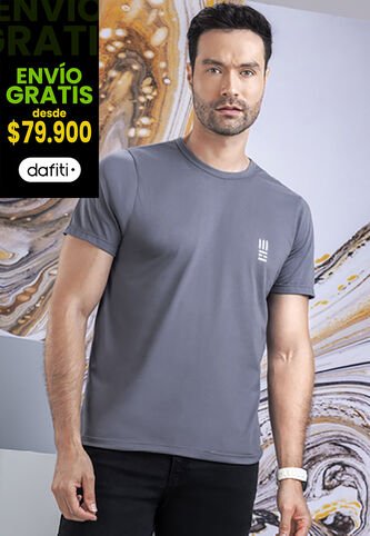 Camiseta Hombre Negro Cross Mp 7766 MP