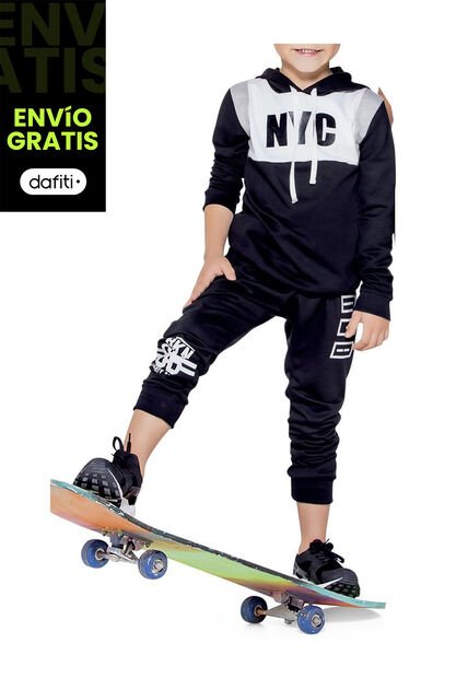 Conjunto Negro Blanco MP