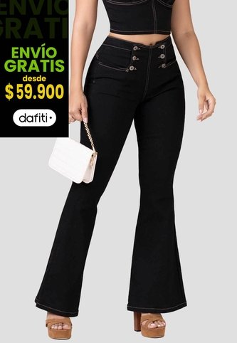 Jean Mujer Negro Mp 100321 MP