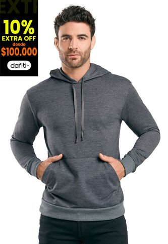 Hoodie Hombre Gris Mp 89754 MP