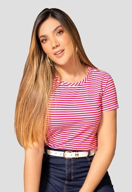 Camiseta Mujer Estampado Mp 112331