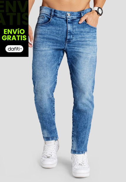 Jean Hombre Azul Medio Mp 103240