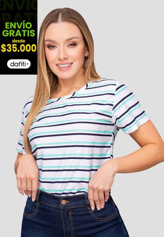 Camiseta Mujer Estampado Mp 112031 MP
