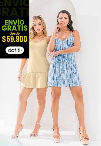 Vestido Paq X2 Exterior Multicolor Mp 1654 MP