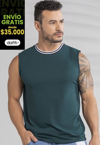 Camisilla Hombre Verde Mp 101775 MP